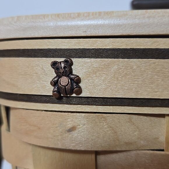 2007 Longaberger Basket Boyds Bear Country Basket Feast Signed Wendy Longaberger - Picture 3 of 16